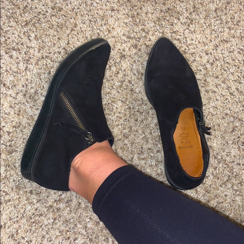 Suede booties